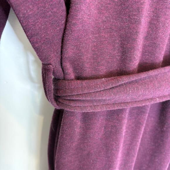 UGG-Clarence Wrap Plush Fleece Short Robe - Port - Women's XL - Picture 6 of 10